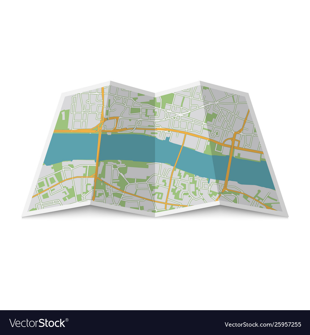 Abstract location city map Royalty Free Vector Image