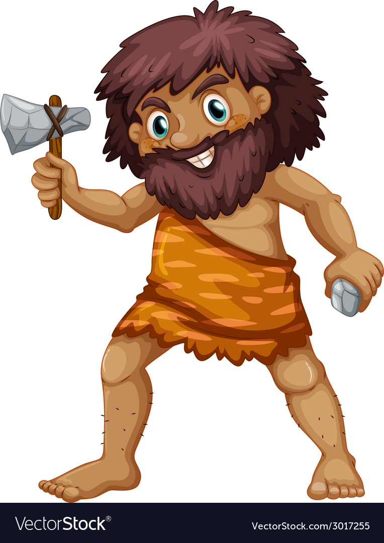 Caveman Royalty Free Vector Image - VectorStock