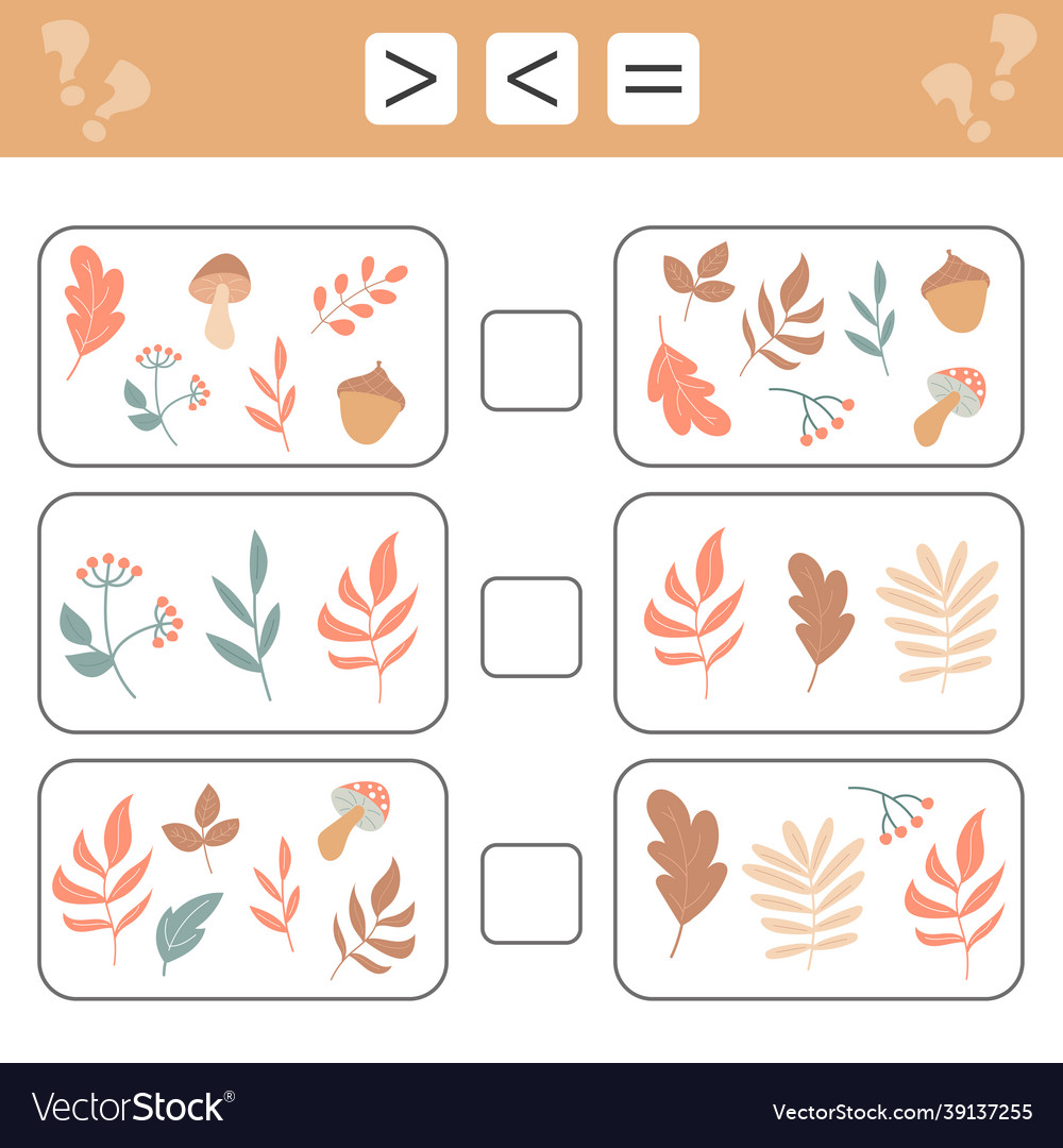 Comparing numbers less than greater equal