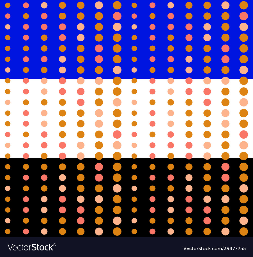 Dots geometric seamless pattern grid of circle vector image Dots geometric seamless pattern grid of circle
