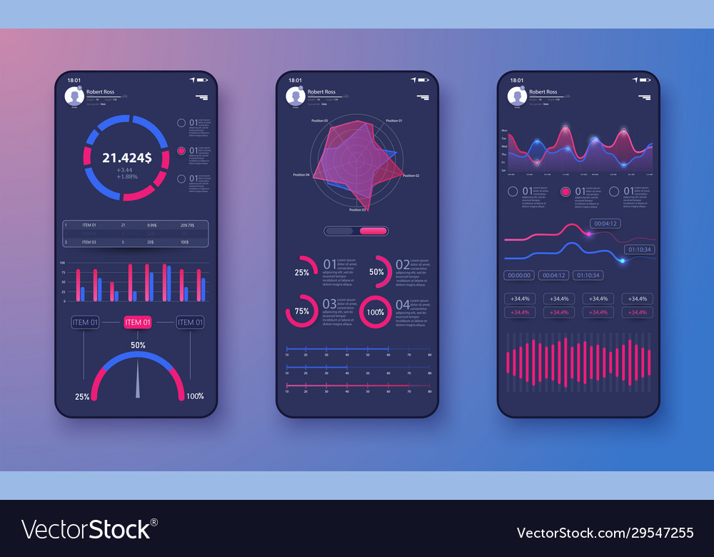 Download Mobile App Infographic Template With Modern Design