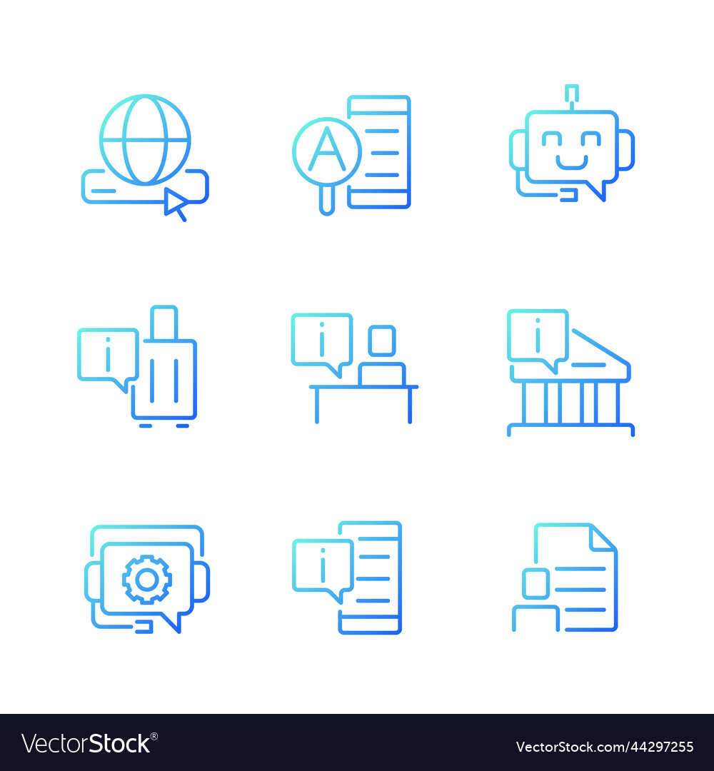 Technical support pixel perfect gradient linear vector image Technical support pixel perfect gradient linear