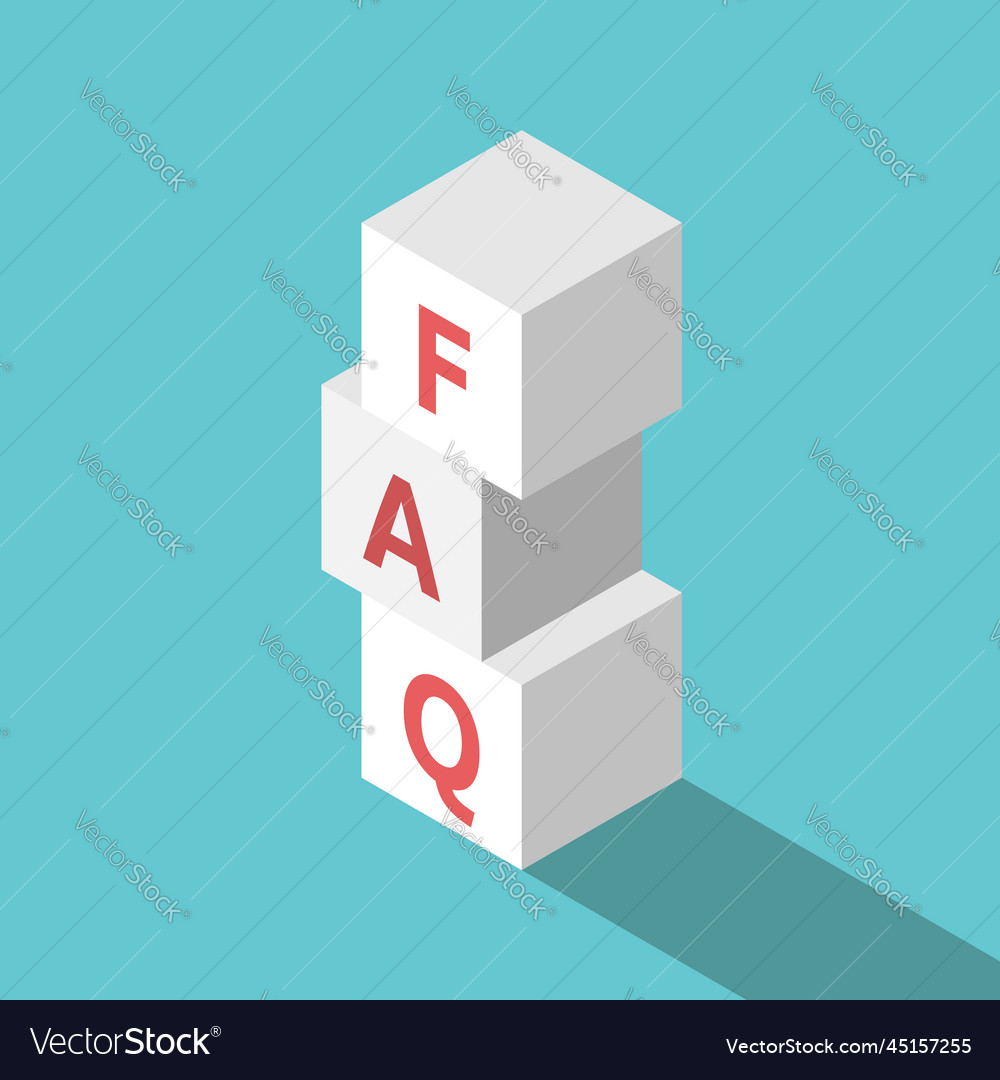 Three isometric faq cubes