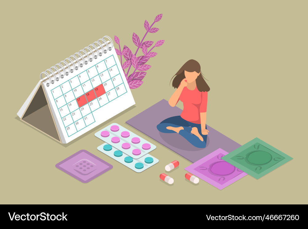 3d isometric flat conceptual Royalty Free Vector Image