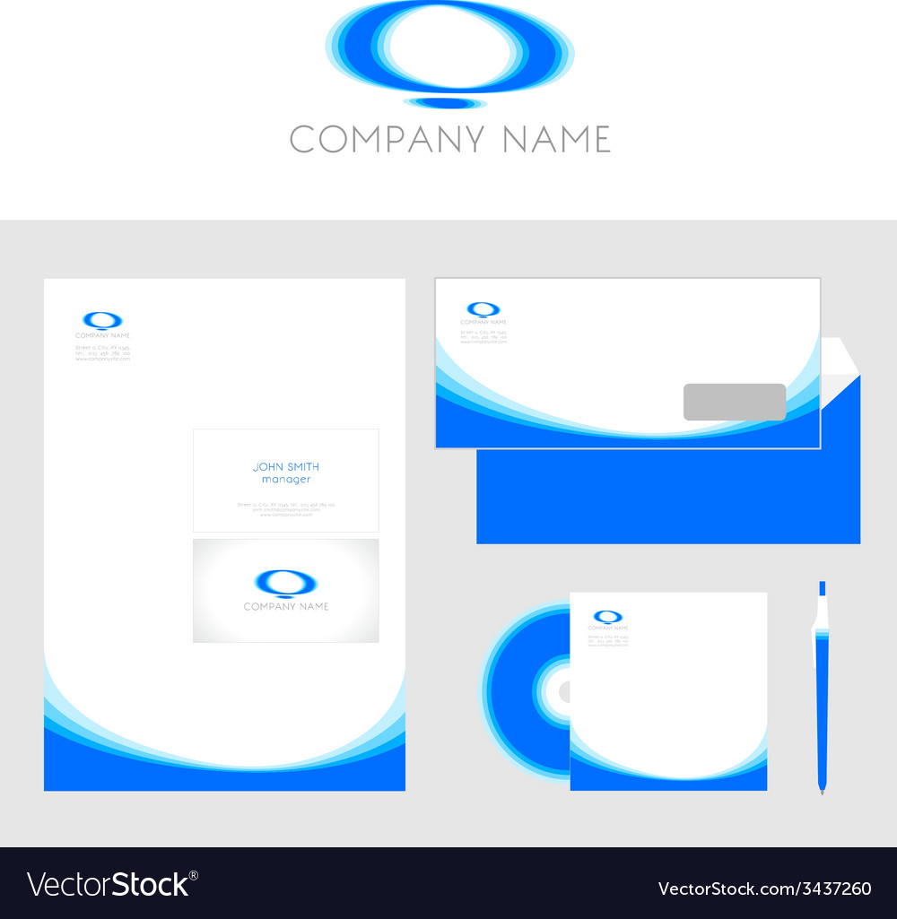 Design of corporate identity templates