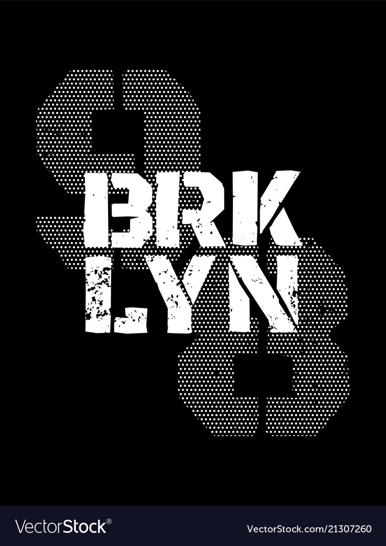 District of new york brooklyn vector image District of new york brooklyn