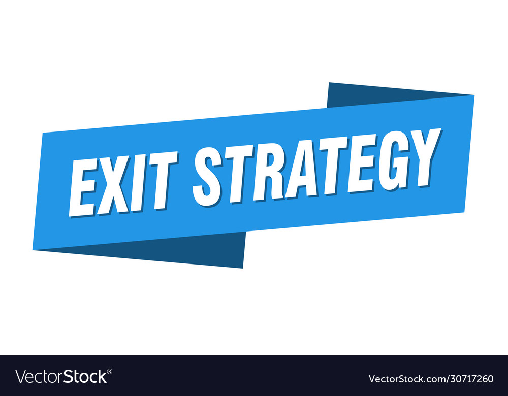 Exit strategy banner template