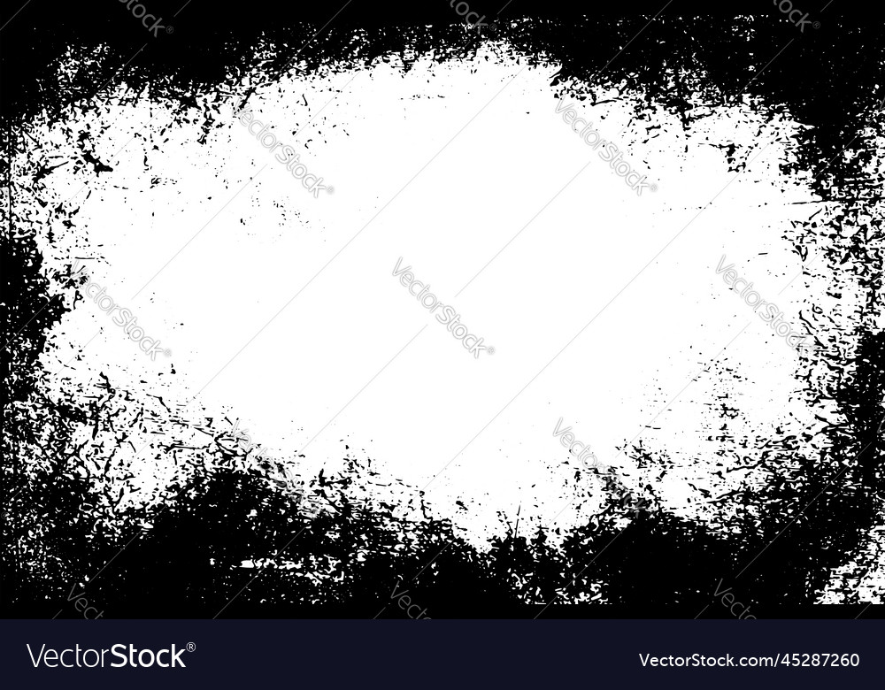 Grunge border texture background abstract frame vector image Grunge border texture background abstract frame