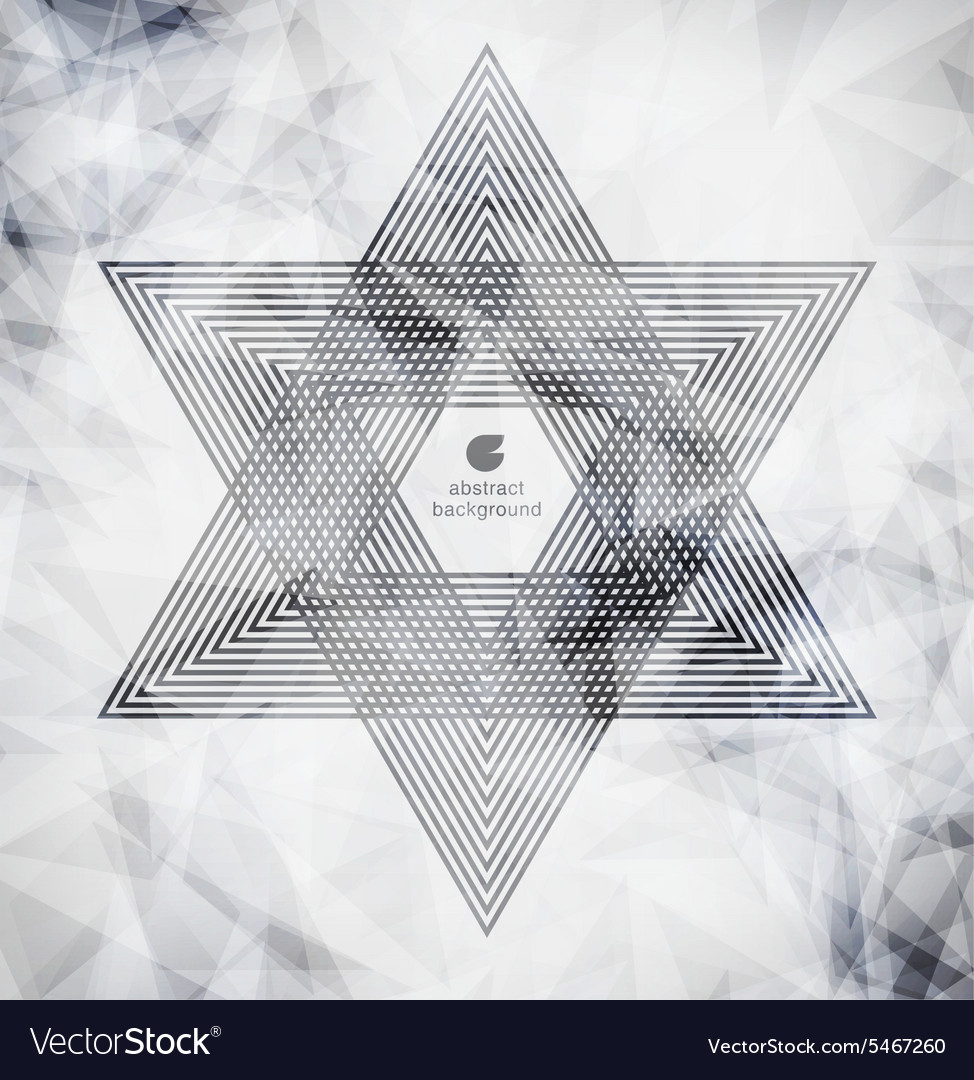 Polygonal triangles and space background