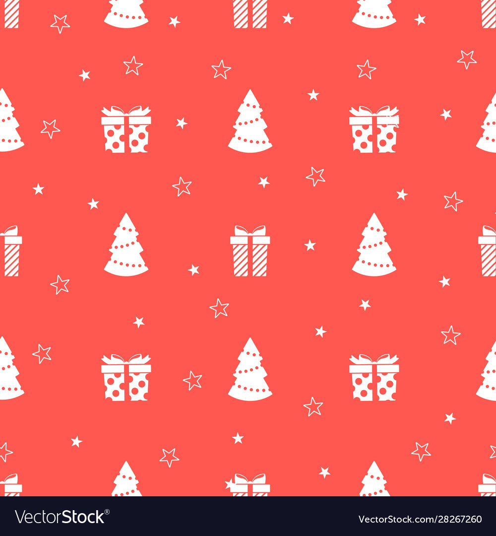 Seamless pattern with flat icons