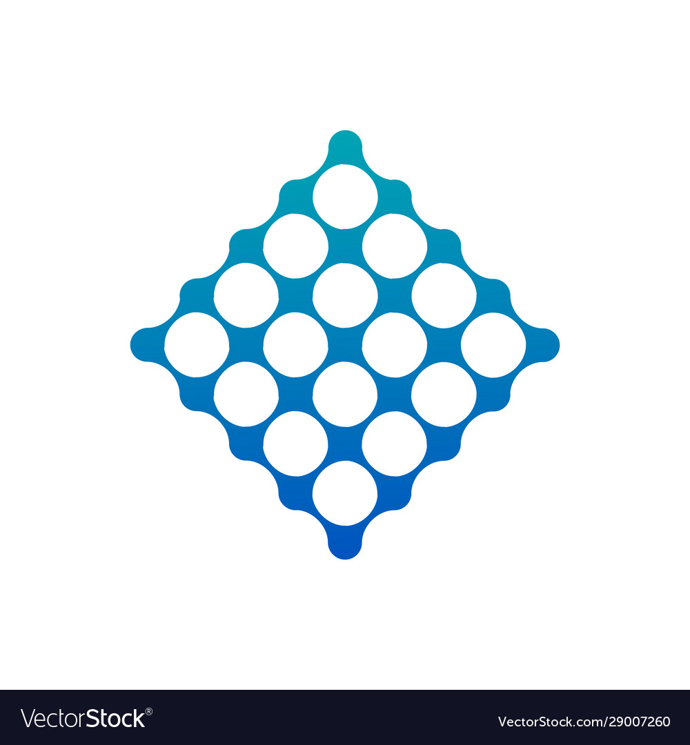 Tech connect circuit dots circles spheres square