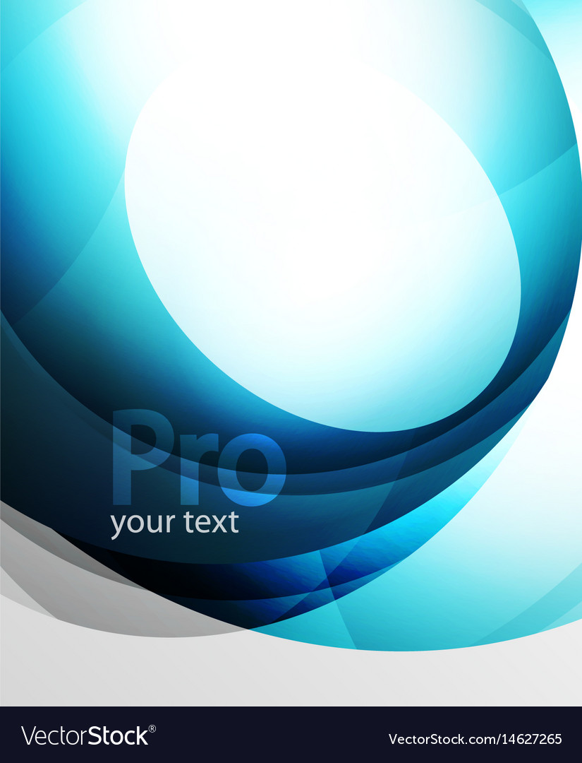 Abstract background swirl wave line template