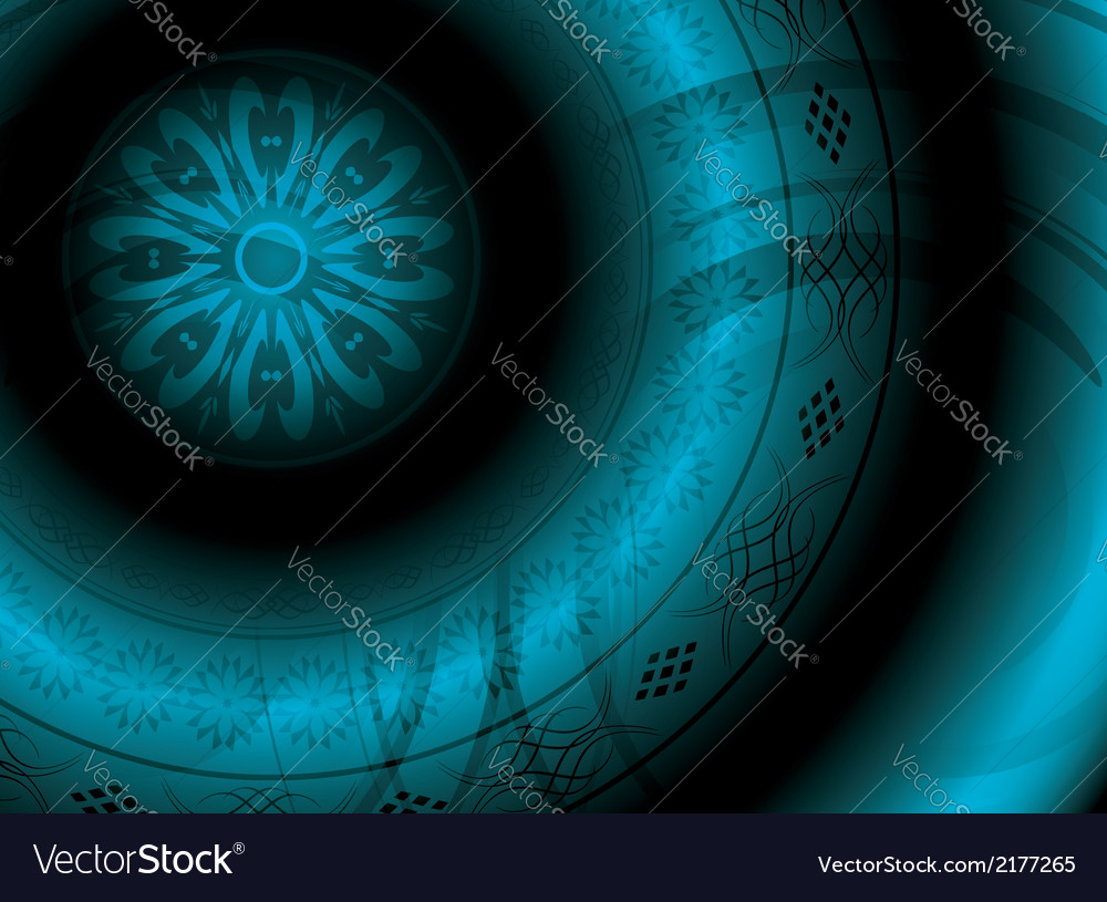 Abstract background with round ornament