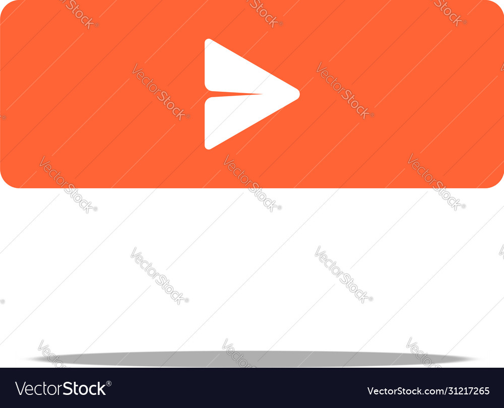Arrow point icon - go button for web vector image Arrow point icon - go button for web