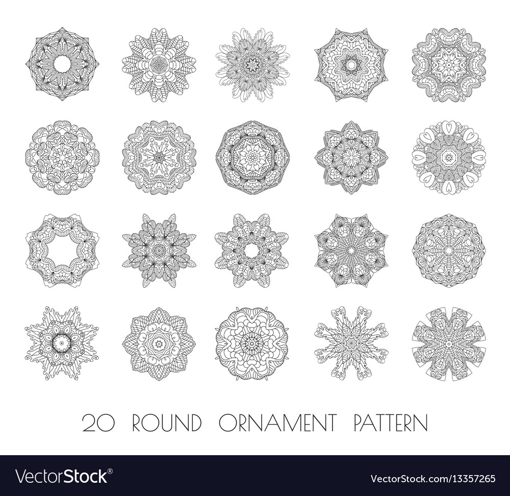 Circular pattern set