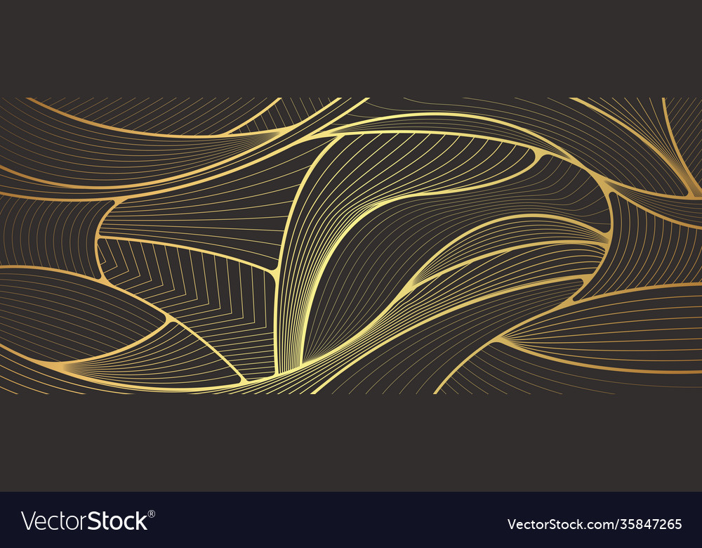 Golden Linear Wave Pattern