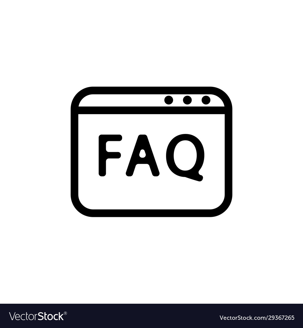 Questions and answers icon isolated vector image Questions and answers icon isolated
