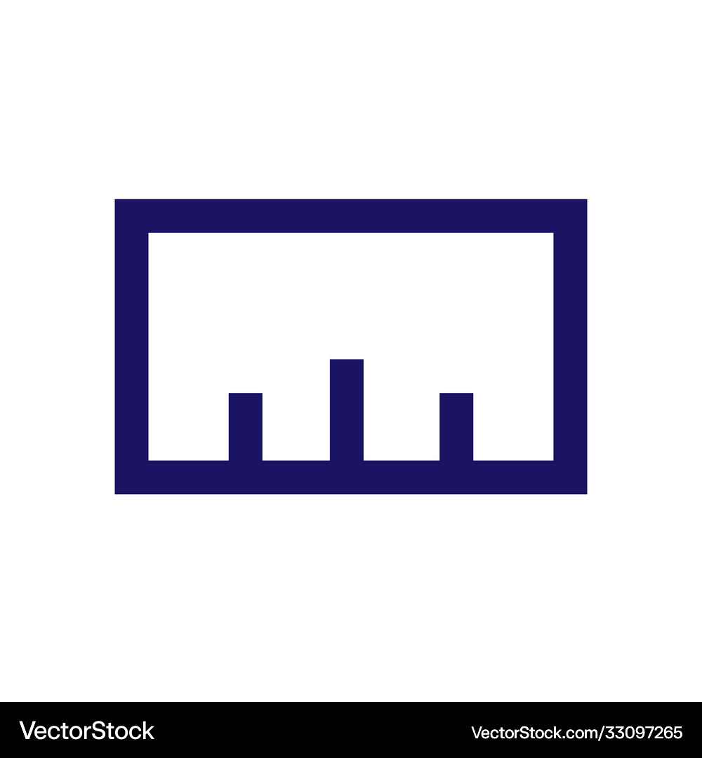 Ruler icon Royalty Free Vector Image - VectorStock