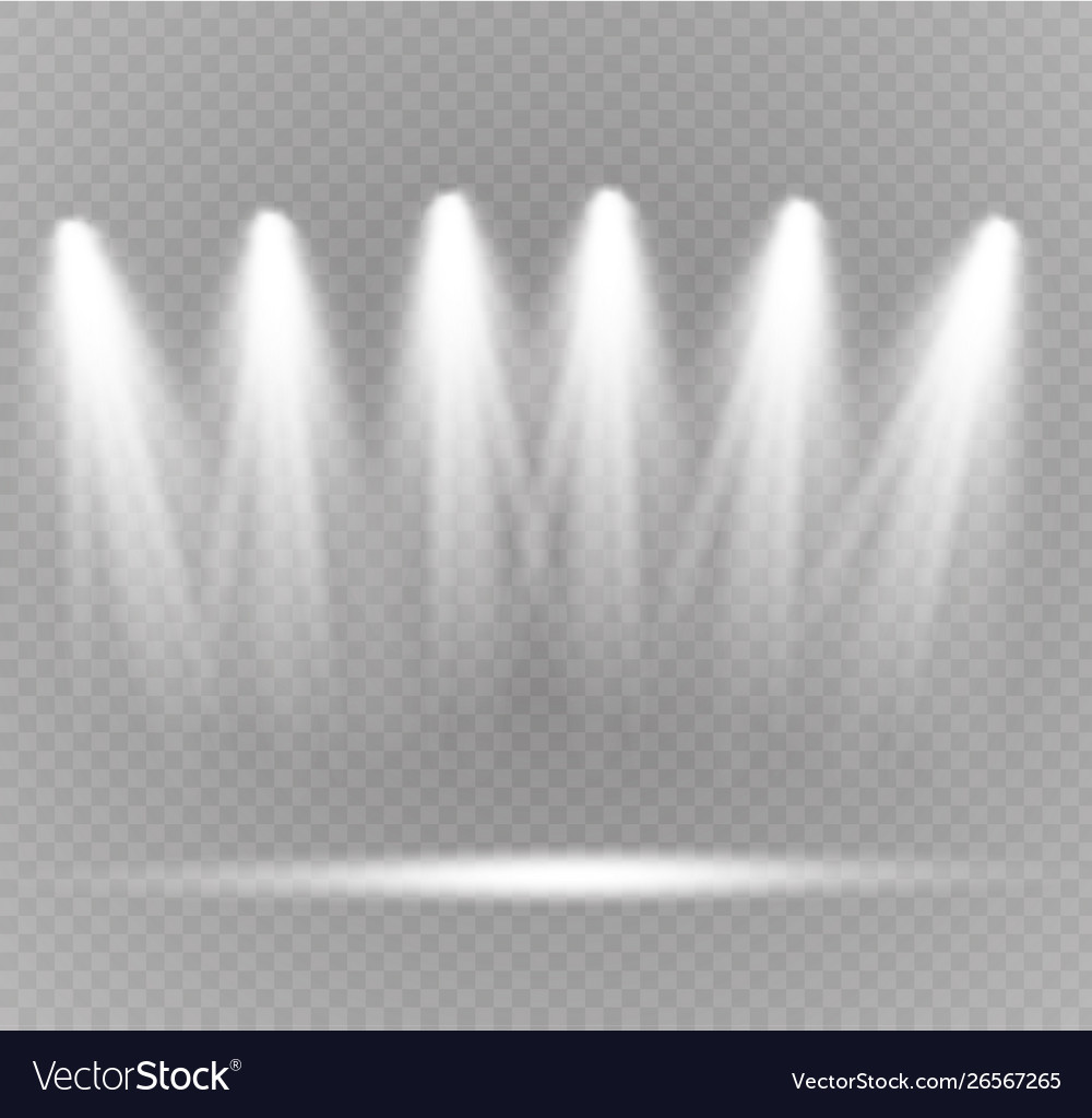 Spotlight Light Effect Royalty Free Vector Image