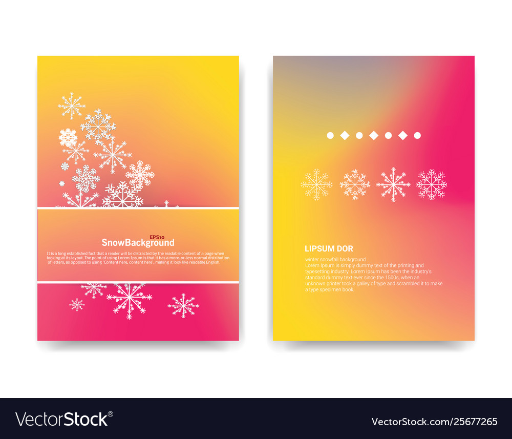 Winter background design white snowflake