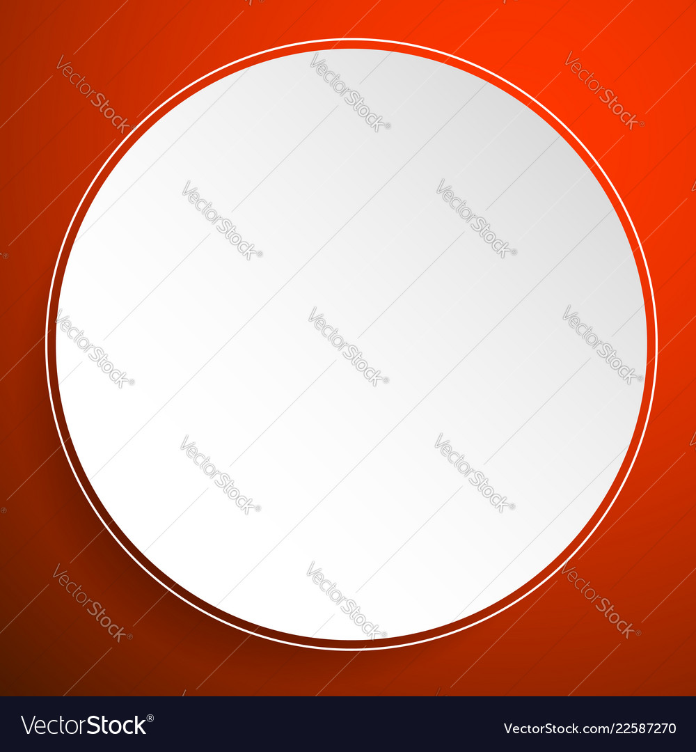 Badge button shape with blank space background