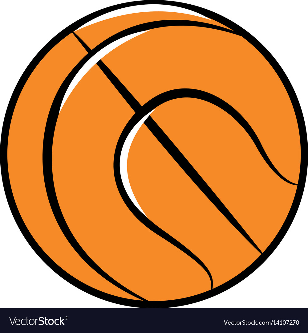 Farbe Ball zu spielen Basketball-Symbol