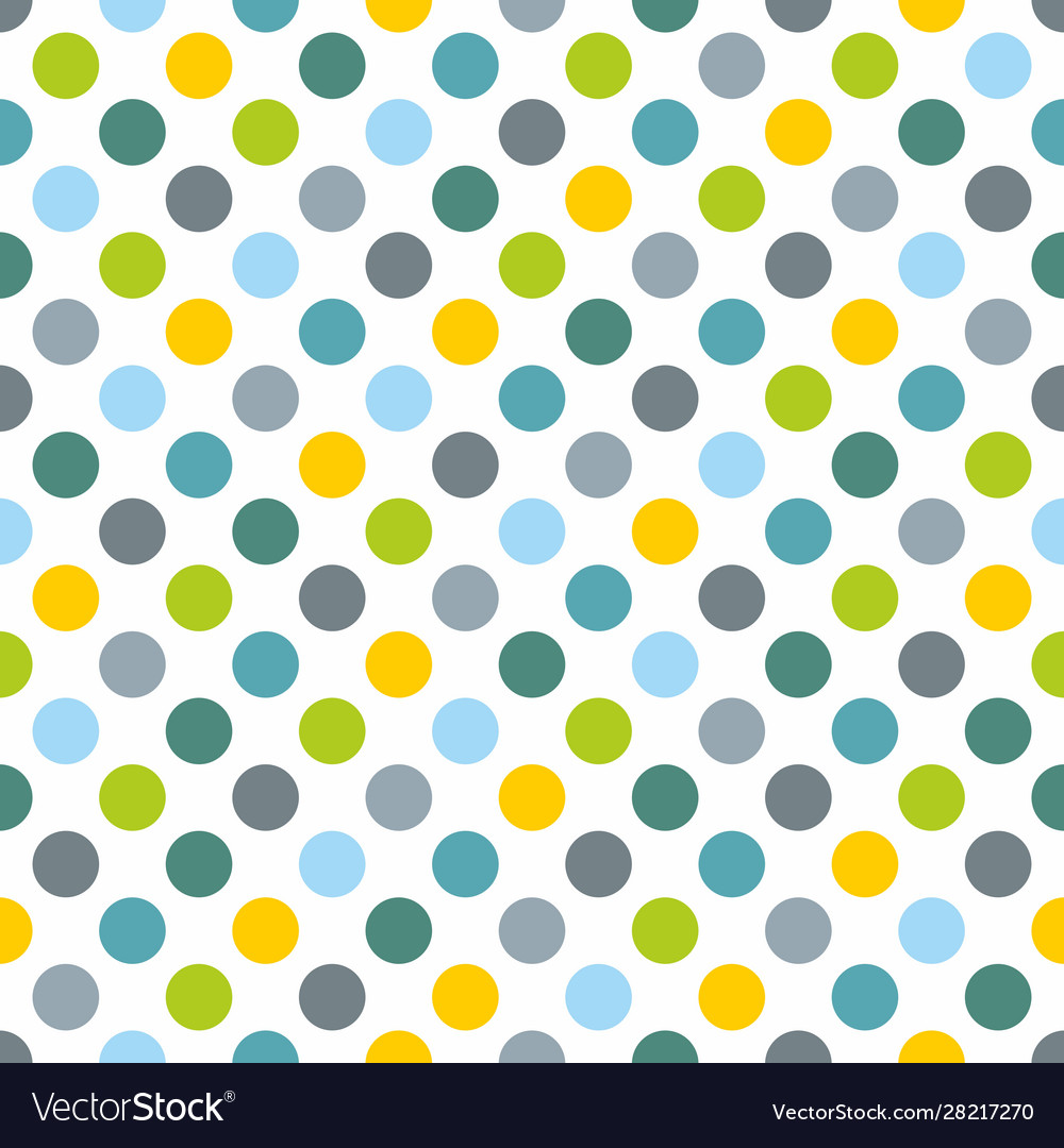 Mint & Blue Polka Dot Background
