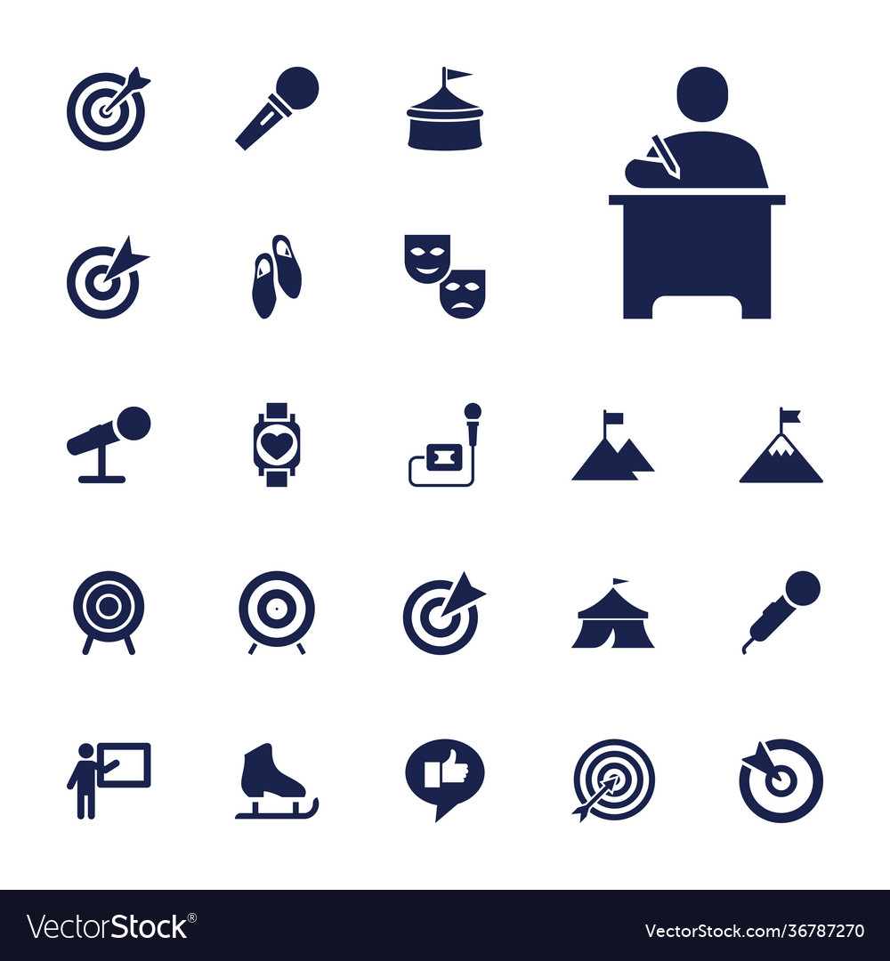 Performance icons vector image Performance icons