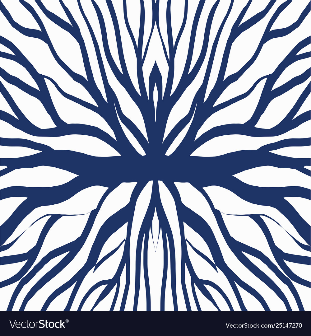 Root pattern vector image Root pattern