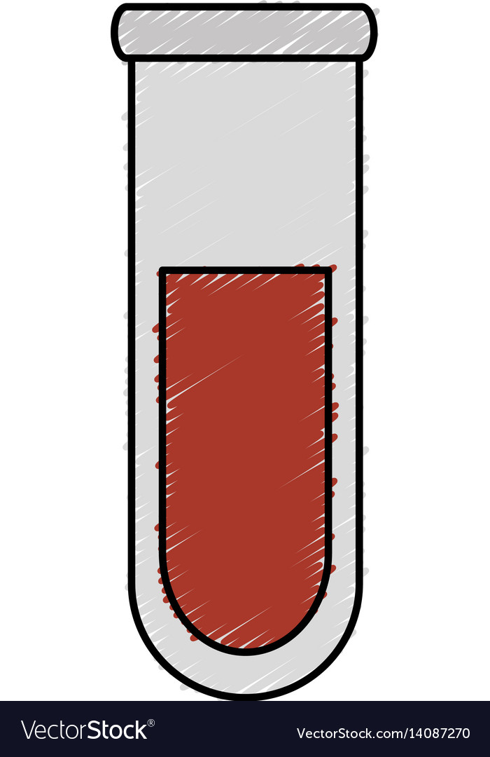 Tube test isolated icon