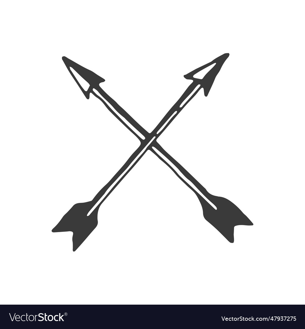 Arrows handdrawn element arrows drawing Royalty Free Vector