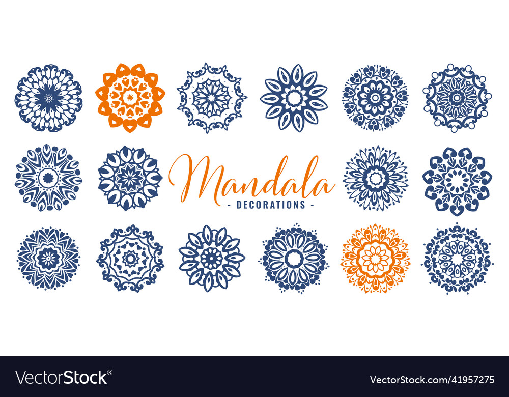 Big set of mandala design patterns