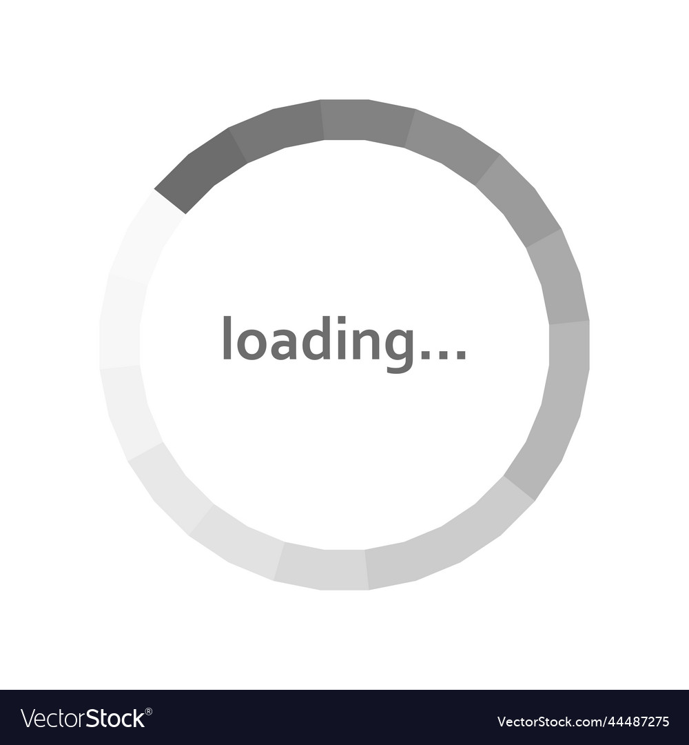 Circle scale download status progress