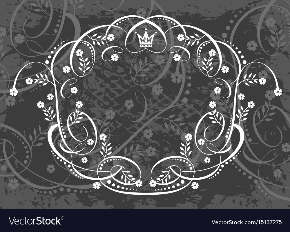 Decorative frame with pattern