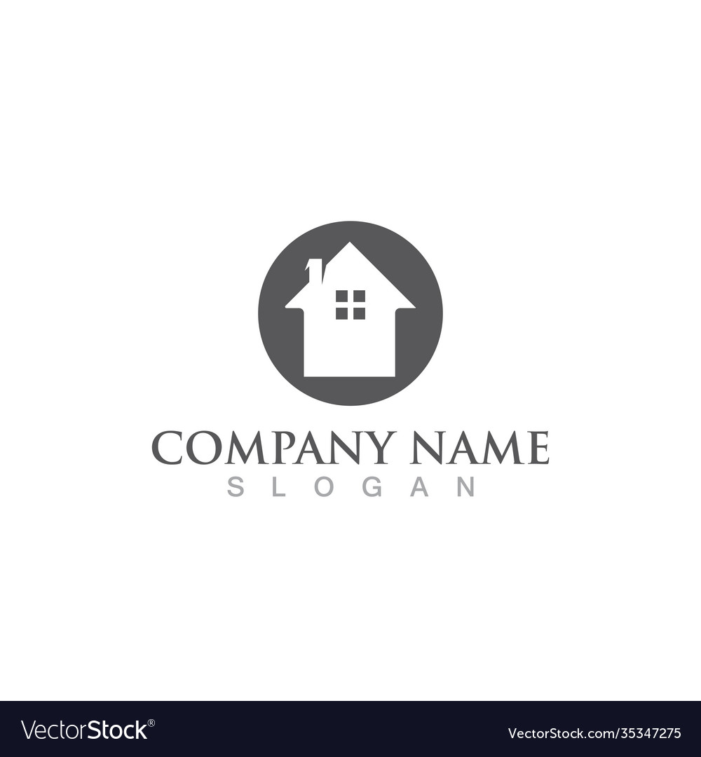 Home logo real estate property and construction Vector Image