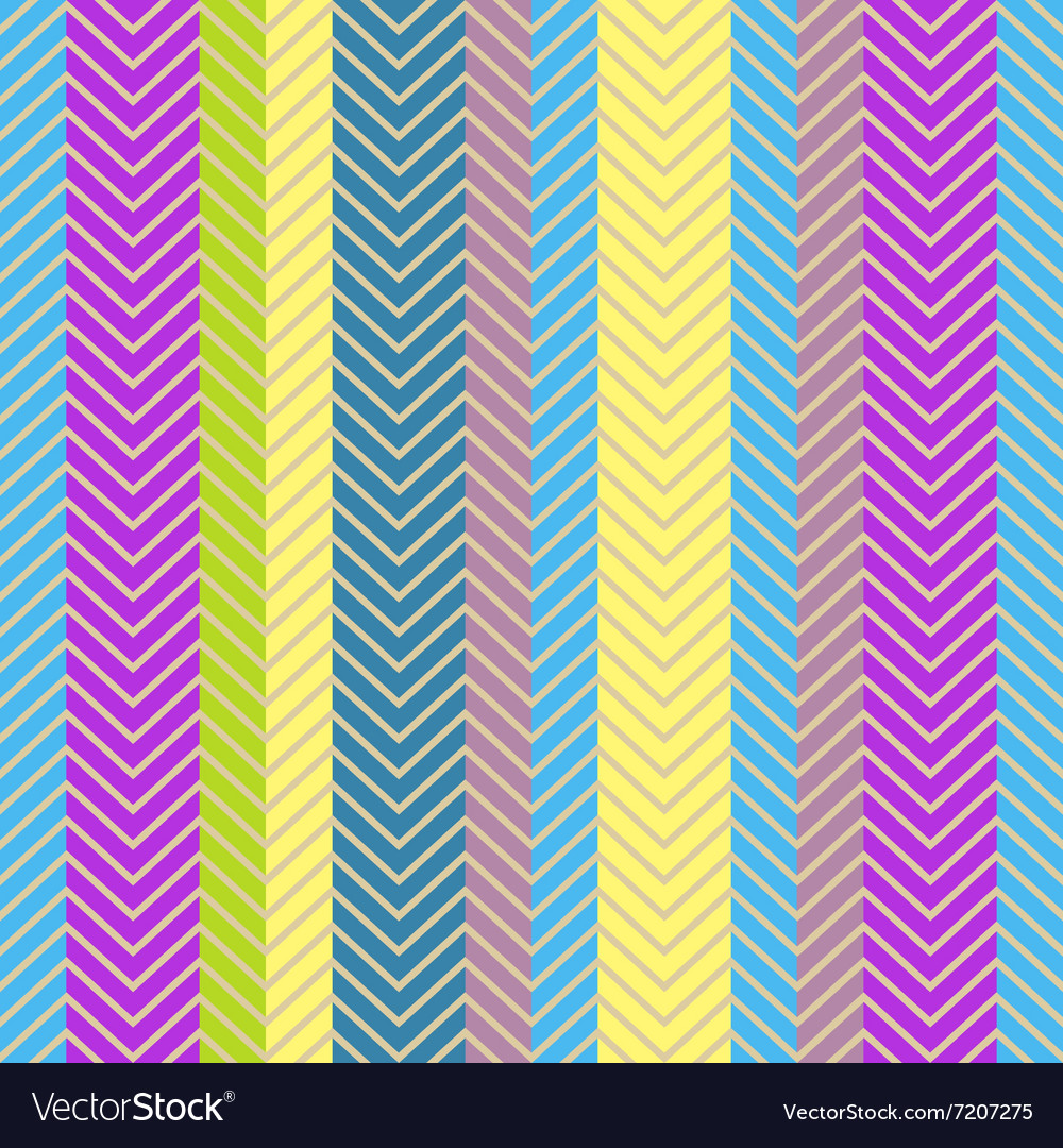 Seamless geometric pattern with zig zag