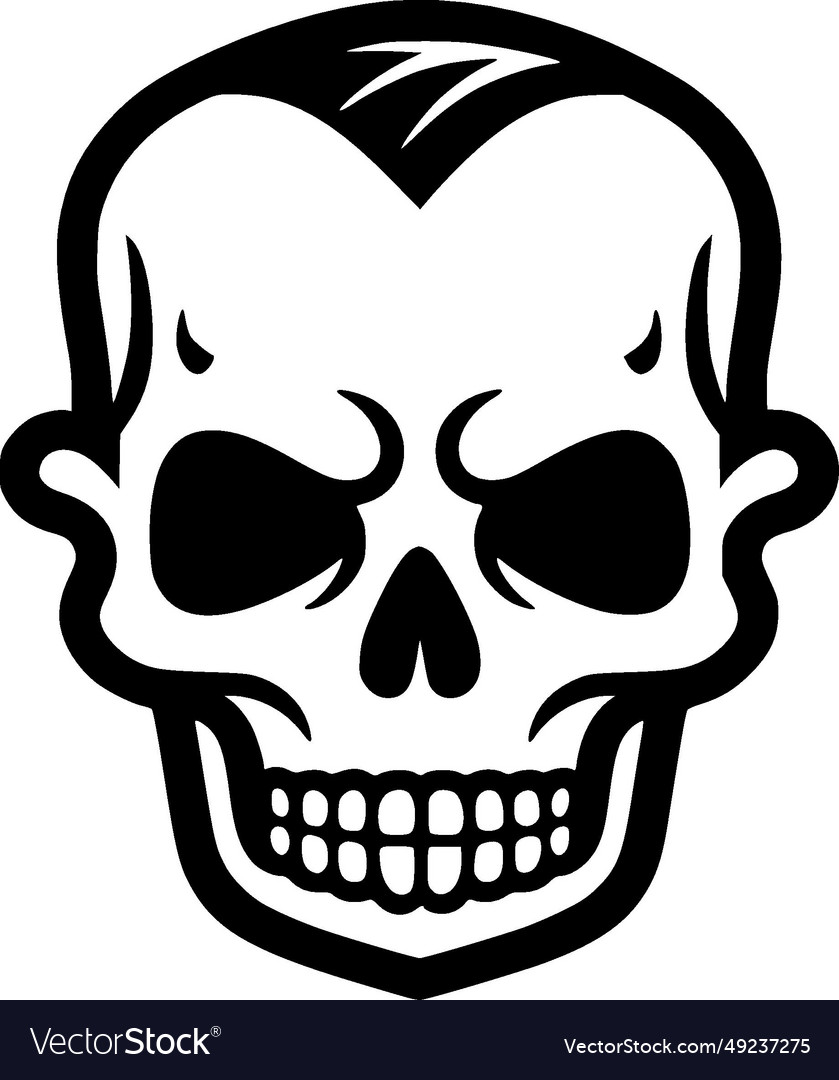 Skull - high quality logo ideal for t-shirt