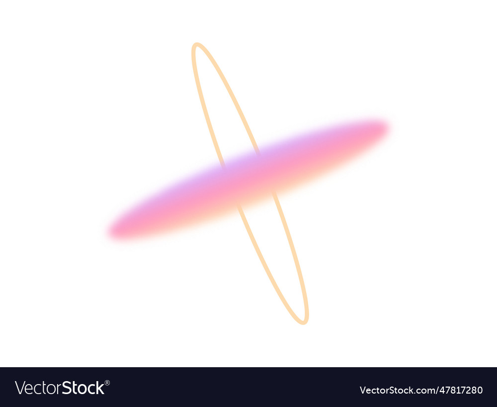 Blurred gradient shape