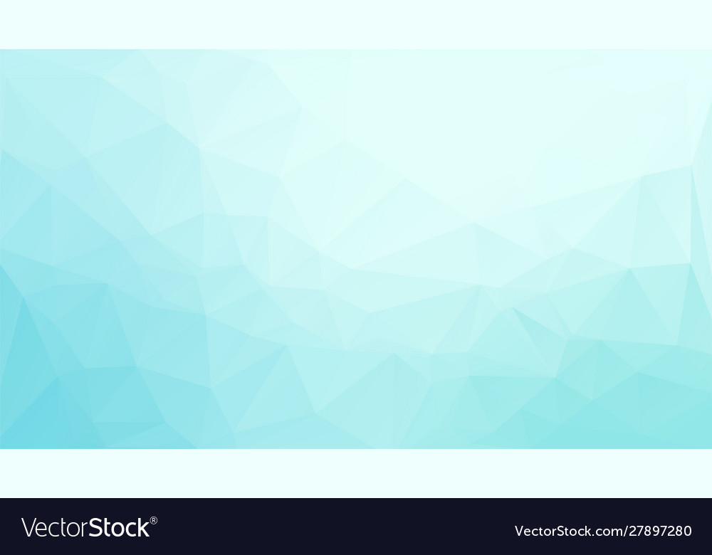 Calm blue polygonal background triangular pattern vector image Calm blue polygonal background triangular pattern