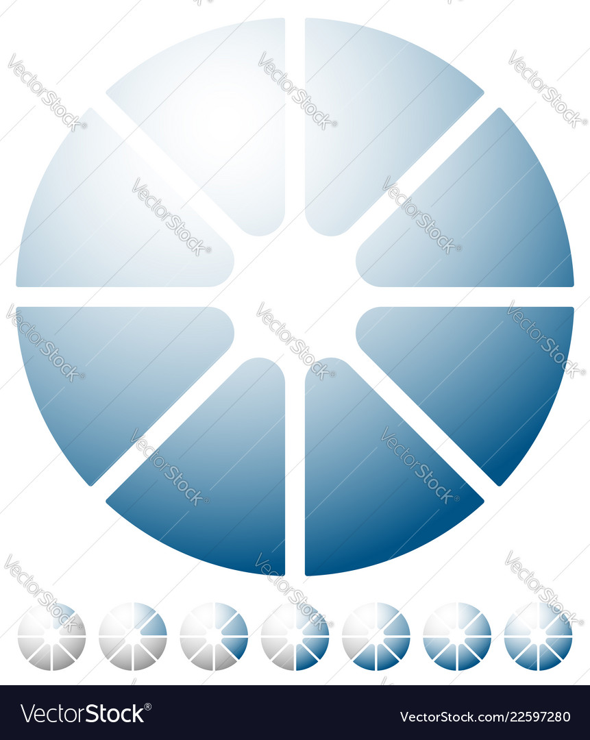 Circular Progress Indicator - 8 Steps
