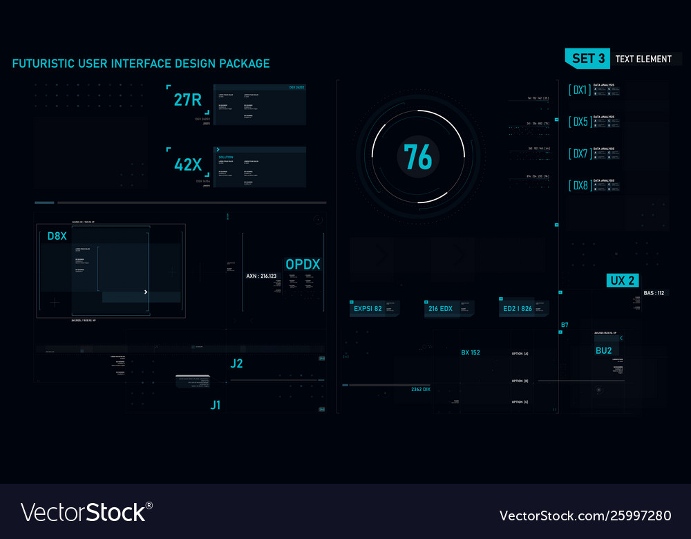 Cyberpunk UI Element Pack