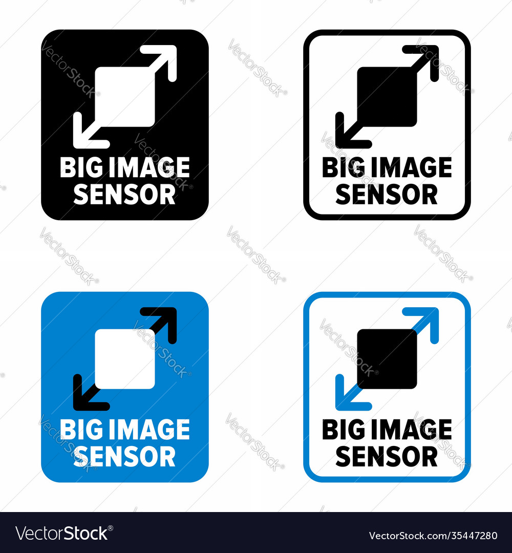 Large or big image sensor camera technology