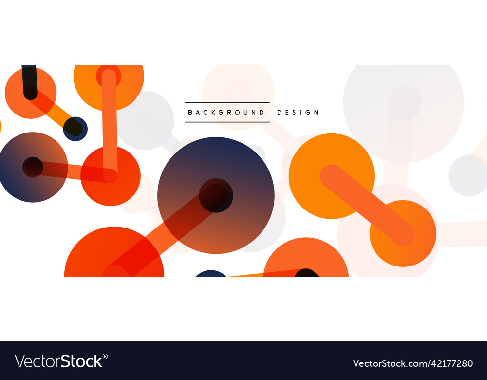 Network concept abstract background dots