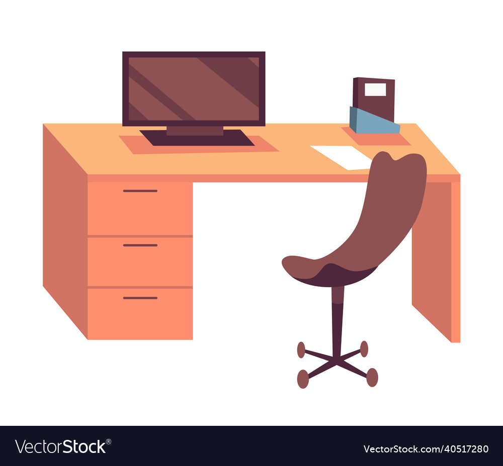 Open space office interior modern business Vector Image