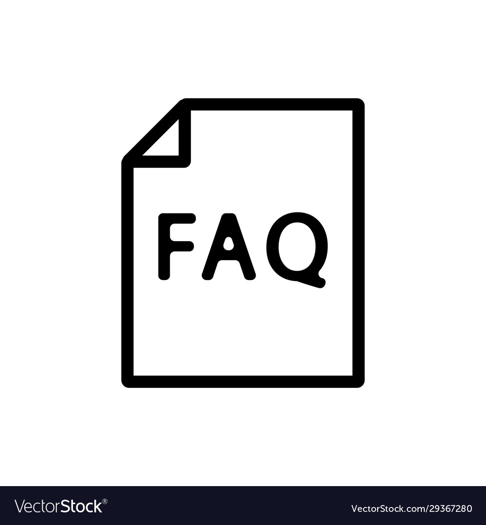 Questions and answers icon isolated Vector Image Questions and answers icon isolated