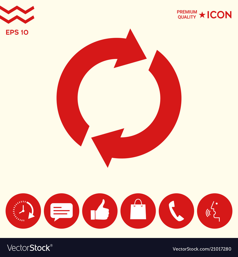 Reset button reload arrows