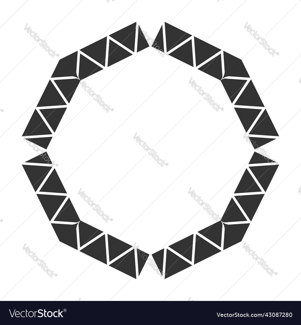 Simple motif mandala shape element circular round Vector Image Simple motif mandala shape element circular round