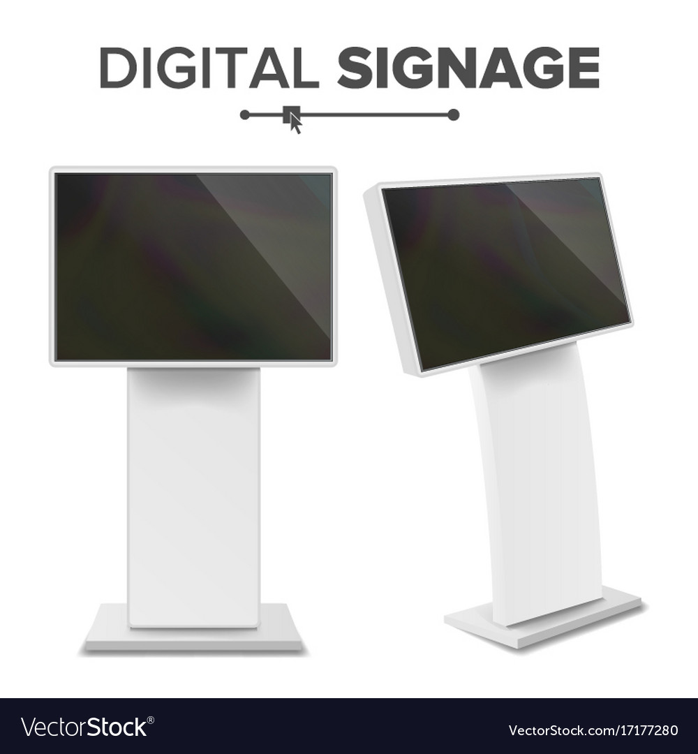 Touch Screen Kiosk Display