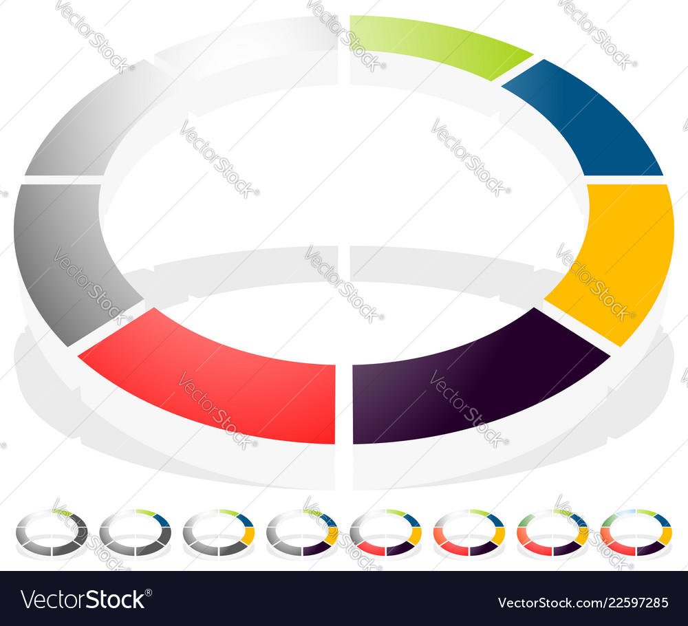 Circular preloader progress indicator icon w 8 vector image Circular preloader progress indicator icon w 8