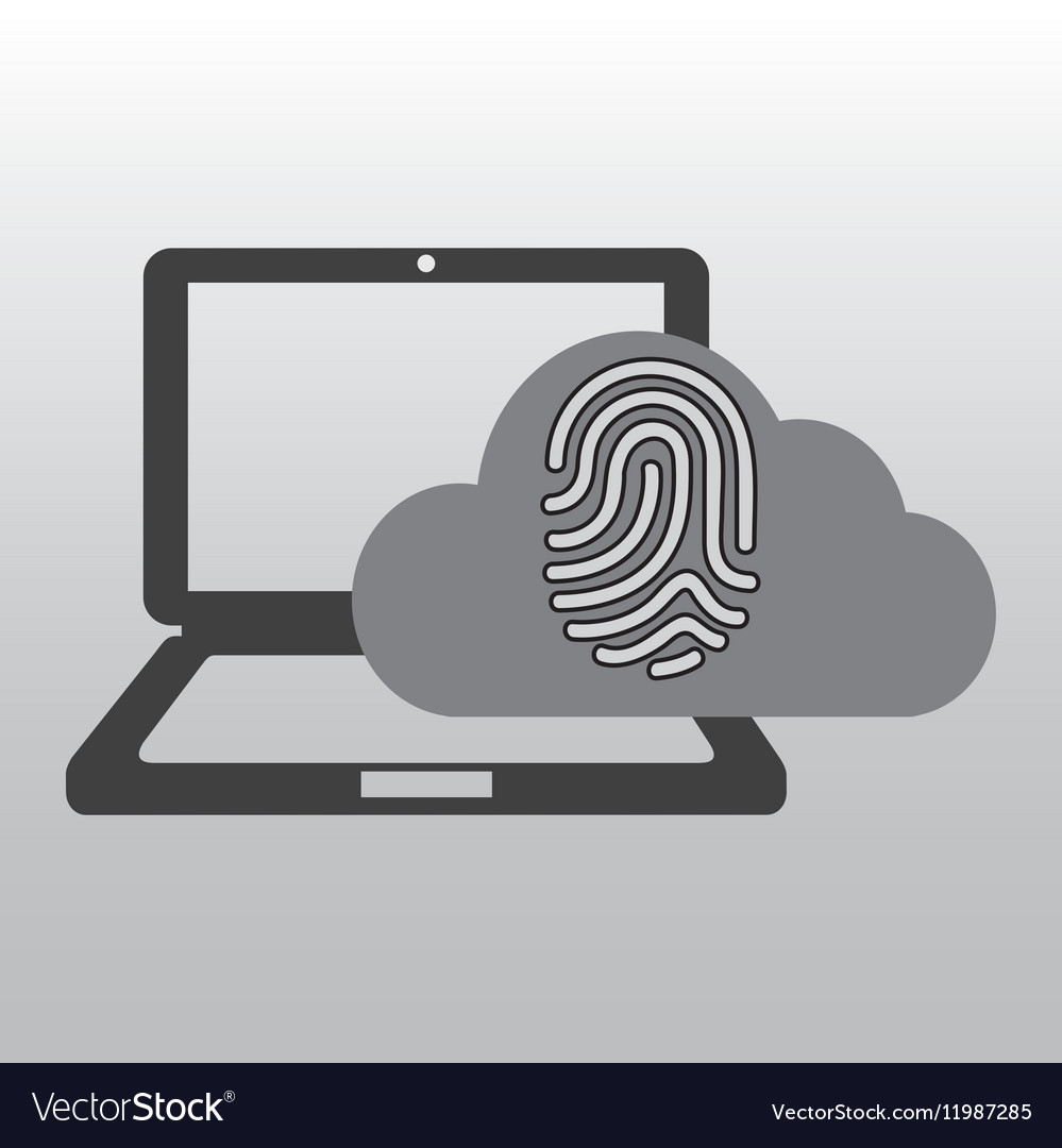 Cloud computer connected fingerprint secure